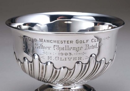 Old Manchester Golf Club Silver Trophies (2)